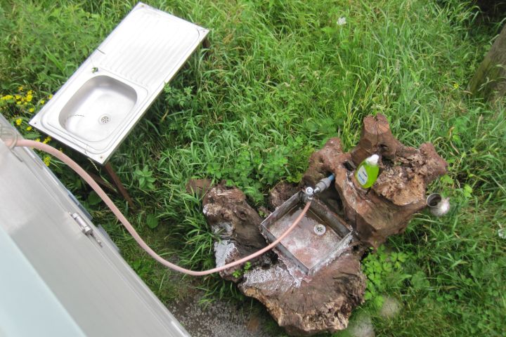 Hier wird frisches Wasser gebunkert