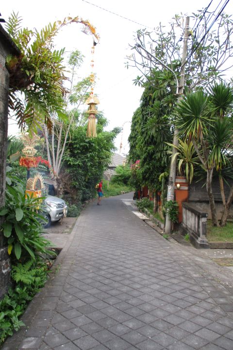 Strasse bei unserer Villa