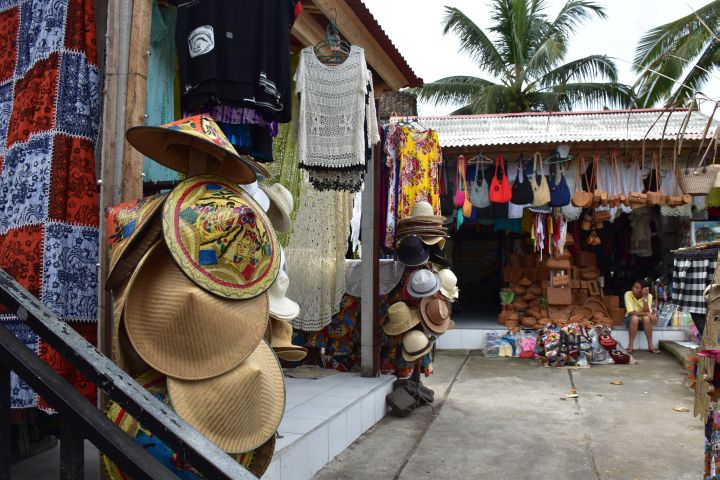 Souvenirläden bei den Reisterrassen bei Tegalalang