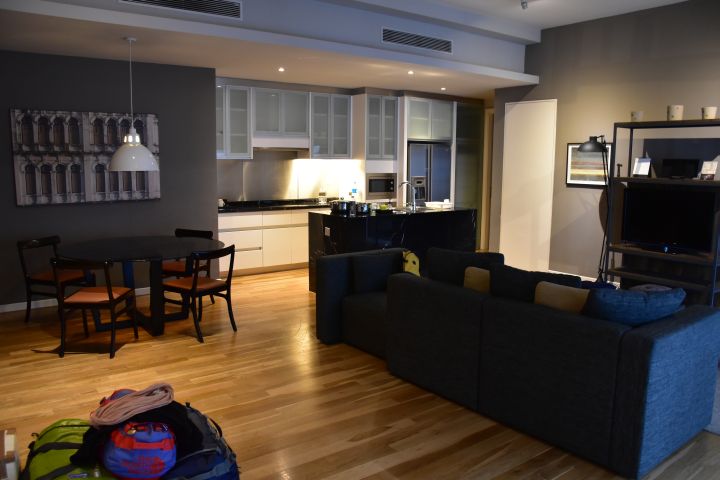 Unser Appartement, das Gepck ready to go