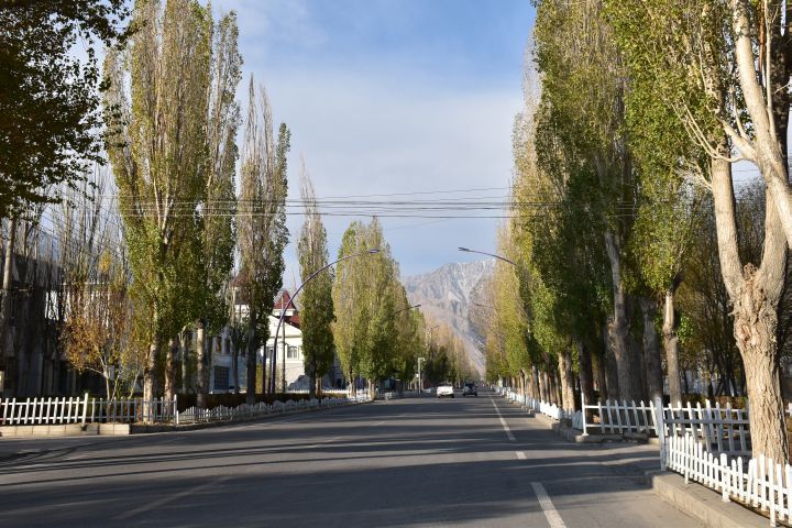 Hauptstrasse in Taxkorgan