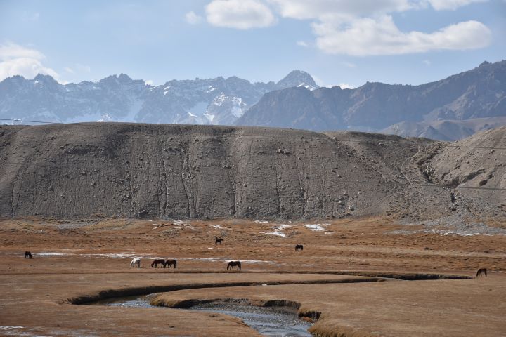 Auf dem Weg zum Khunjerab Pass südlich von Taxkorgan