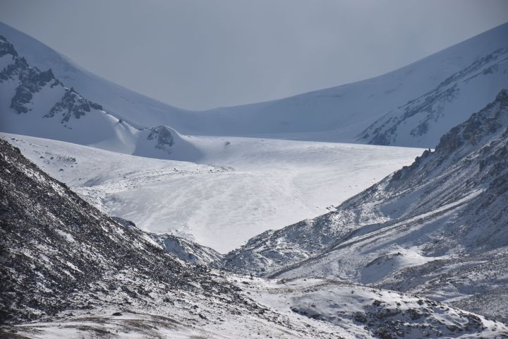 Winterlandschaft kurz vor dem Khunjerab Pass
