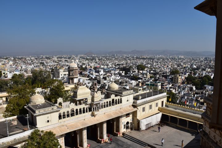 Aussicht vom Palast über die Stadt