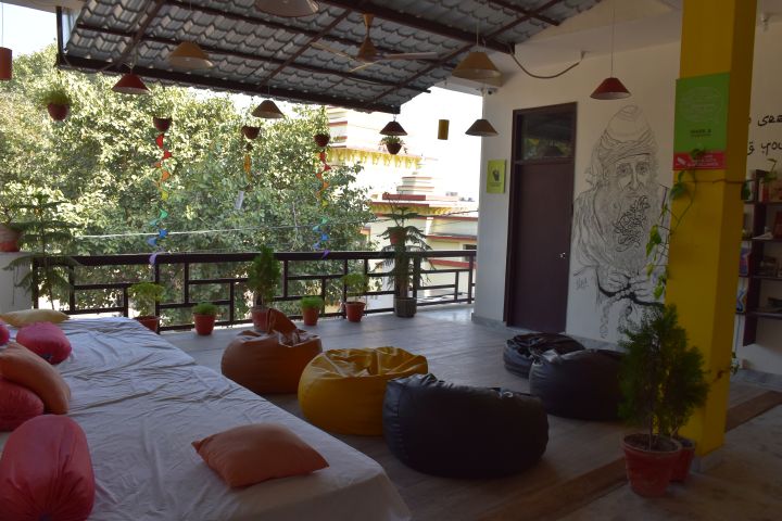 Chill-Area im Backpackers