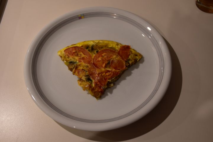 Berberpizzaviertel im Teller