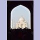 Taj Mahal durch das Eingangstor gesehen