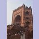 Eingangstor Buland Darwaza zur Moschee Jama Masjid in Fatehpur Sikri in Uttar Pradesh