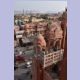 Blick vom Hawa Mahal über Jaipur, die Pink City