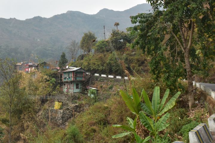 Auf der Rohini Road nach Darjeeling kurz vor Kurseong