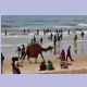 Der Strand von Puri im Bundesstaat Odisha