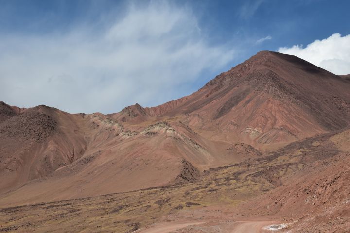 Knapp unterhalb der Passhöhe des Kyzyl-Art Passes auf gut 4’000m Höhe