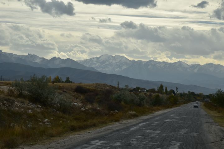 Unterwegs bei Akterek auf der Südseite des Issyk-Köl