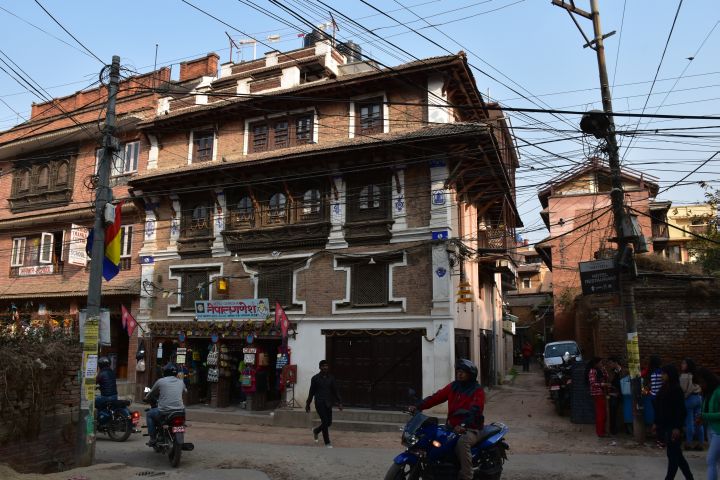 Strassenecke in Patan