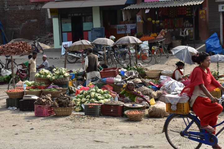 Markt in Lalbandi bei Raniganj