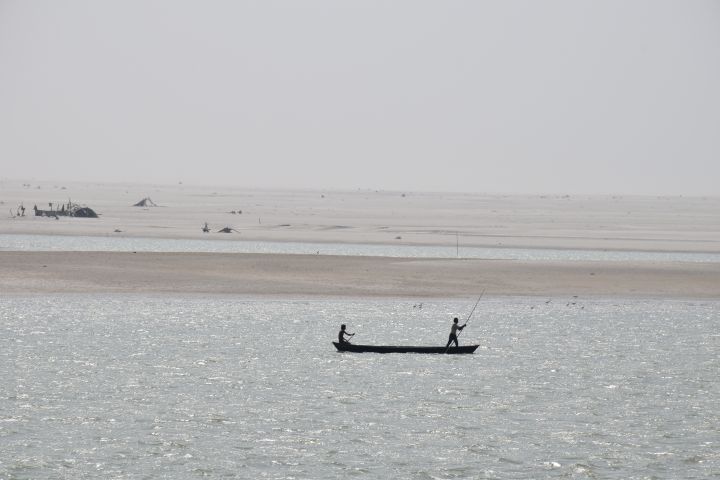 Nicht das Meer, aber der mächtige Koshi, der in den Ganges fliesst