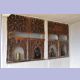 Wandnischen mit Holzschnitz-Front im Königspalast