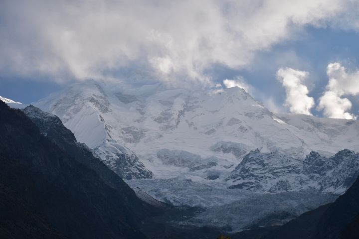 Rakaposhi Gipfel vom Viewpoint aus