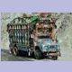 Prachtsexemplar eines verzierten, pakistanischen Lastwagens