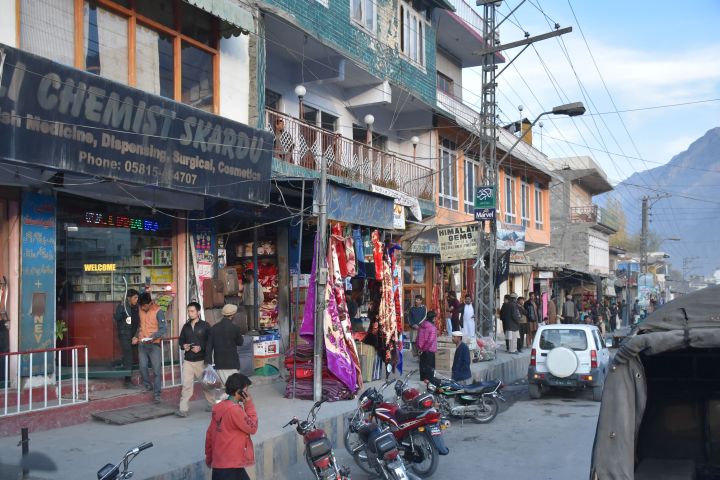 Strasse in Skardu