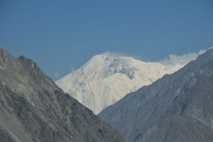 Den Diran sieht man nicht nur von Hunza aus, sonderen auch von ausserhalb Gilgit