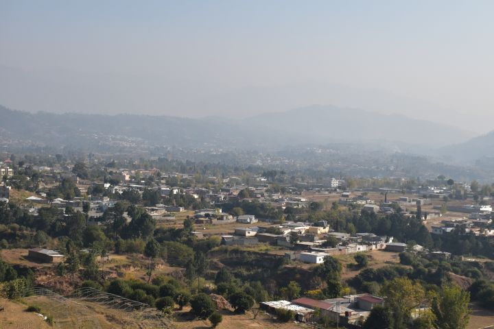 Blick über das ausfransende Manshera