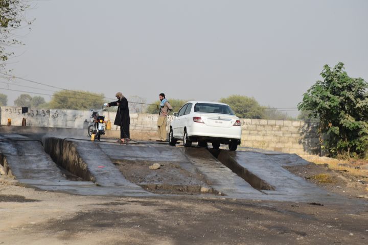 Autowaschplatz, auch für Motorräder