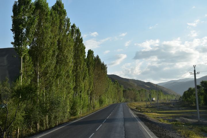 Auf dem Weg zum Shakhristan Pass zwischen Istaravshan und Shakhristan im Nordwesten von Tadschikistan