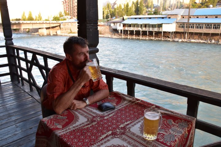 Fast schon etwas kühl für ein Sundowner-Bier
