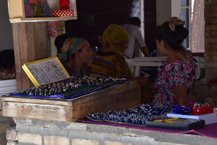 Schmuckbasar in Bukhara