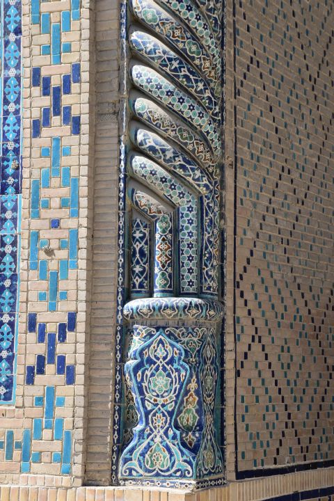 Detail des Iwan der Ulug Beg Medrese