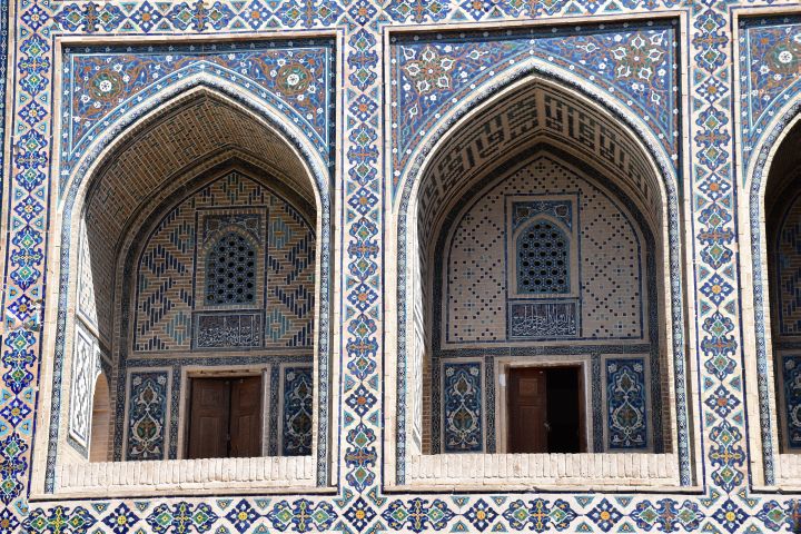 Zellen in der Ulug Beg Medrese