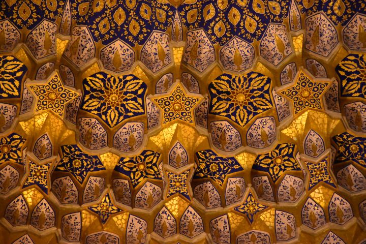 Detail der Kuppel der Tilla Kori Medrese