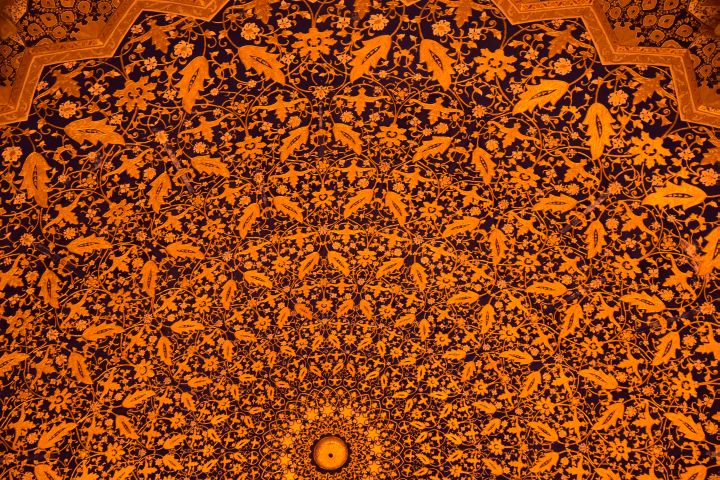 Detail der Kuppel der Tilla Kori Medrese