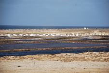 Die Saline südlich von Namibe