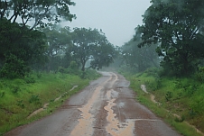 “Huddelwetter“ kurz vor der nigerianischen Grenze
