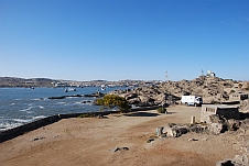Der Campingplatz auf Shark Island