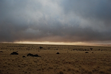 Wunderliches Wolkenspiel über der Namib