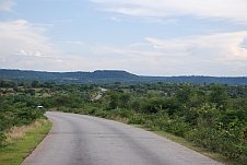 Die Strecke kurz vor Gokwe