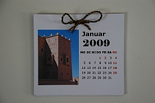 Isabellas kleiner selbst gemachter Wandkalender