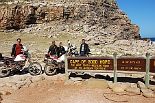 Die Motorradgang am Kap