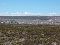 Diazville, eine typisch Schwarzensiedlung am Rande von Saldanha