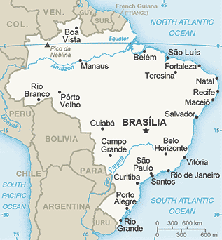 Brasilien Karte