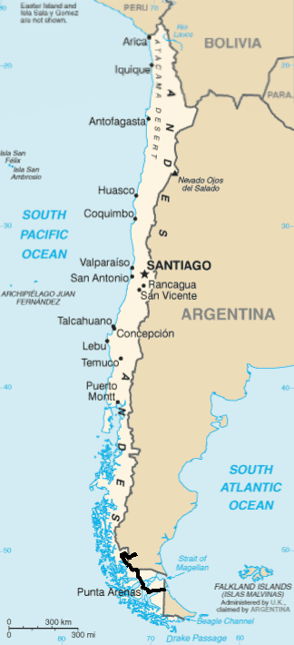 Chile Karte