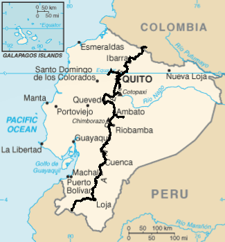 Ecuador Karte