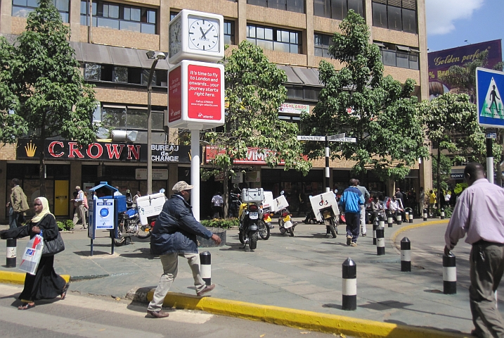 Asterix im Stadtzentrum von Nairobi (Kenia)