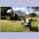 Asterix und Obelix auf der Camping Farm in Noordhoek bei Kapstadt (Südafrika)