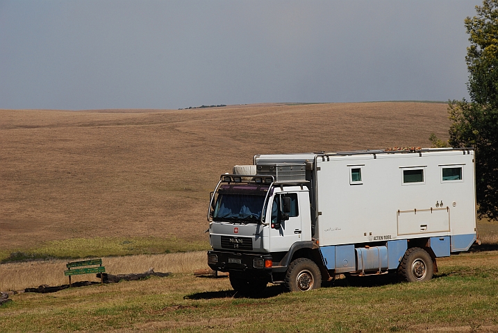 Obelix auf über 2’000m auf dem schön kühlen Nyika Plateau (Malawi)