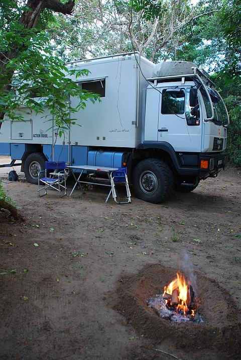 Obelix im Sodwana Bay Camp, Südafrika