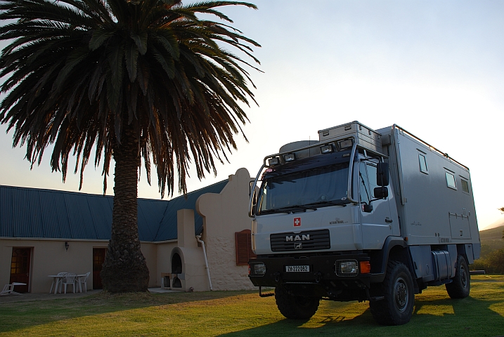 Obelix mit Palme: Fast wie aus dem Werbeprospekt (Joubertina, Südafrika)